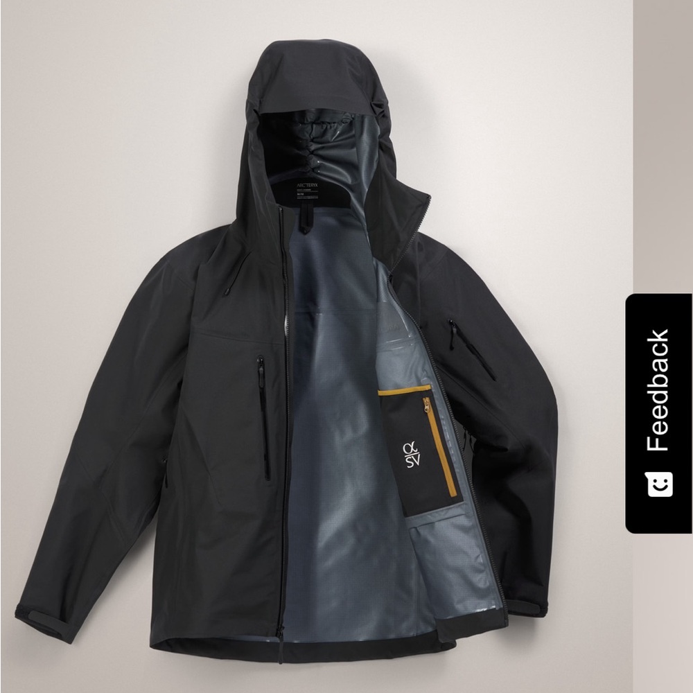 Arc'teryx 24K Black Alpha SV Jacket - Picture 2 of 2